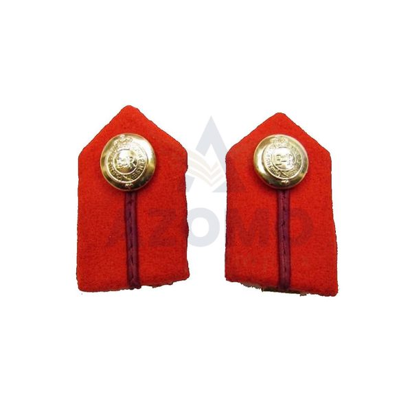 Pakistan Army Gorget Patches Gorgets Red Gorgets Clip On Manufacture,