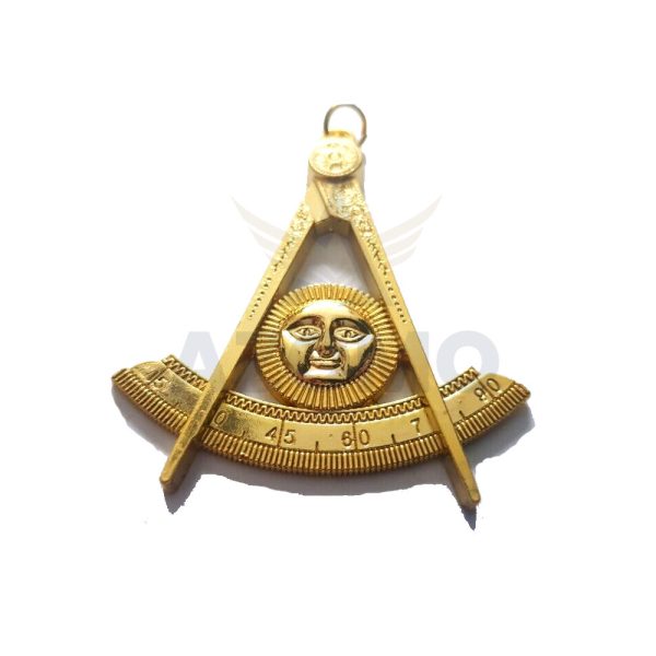 Masonic Past Master Collar Jewel Gold